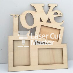 Love portrait Laser Cut File