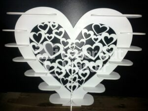Heart stand Laser Cut File