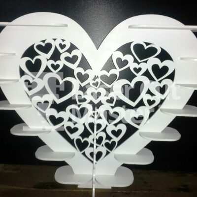 Heart stand Laser Cut File