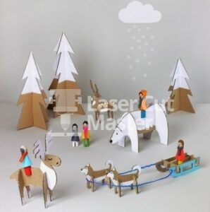 Snow animals Laser Cut File