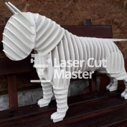 Bull terrier Laser Cut File