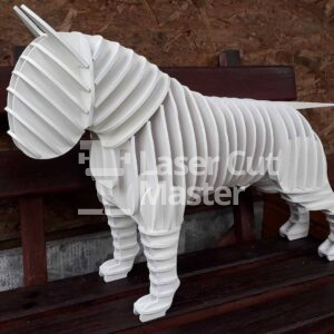 Bull terrier Laser Cut File