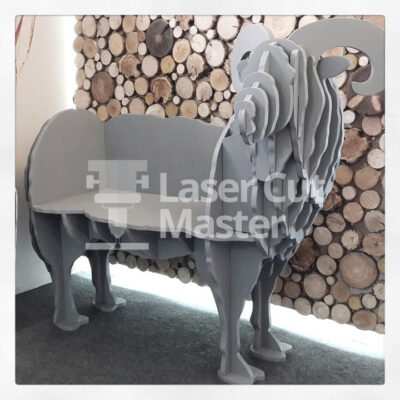 Goat chair Laser Cut File