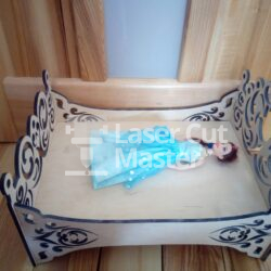 Doll bed Laser Cut File