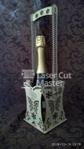 Champagne packing Laser Cut File