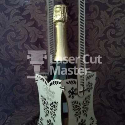 Champagne packing Laser Cut File