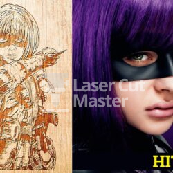 Engraving Hit Girl Laser Cut File
