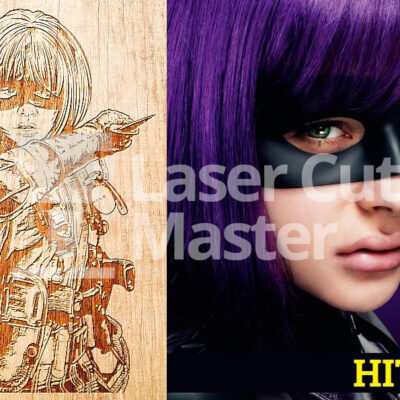 Engraving Hit Girl Laser Cut File