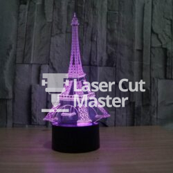 Eiffel Tower Engraving Laser Cut File
