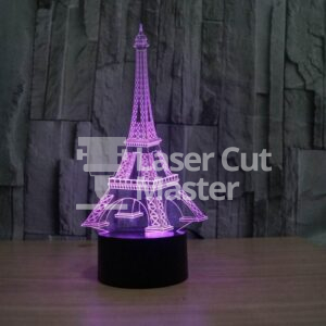 Eiffel Tower Engraving Laser Cut File
