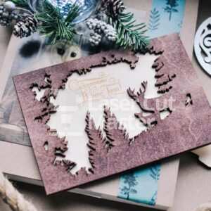 Christmas cover Laser Cut File