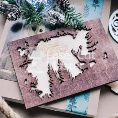 Christmas cover Laser Cut File