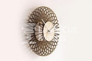 3D clock Laser Cut File