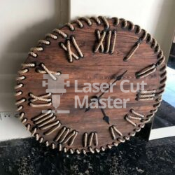 Rope clock Laser Cut File
