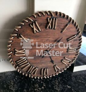 Rope clock Laser Cut File