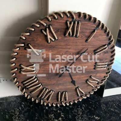 Rope clock Laser Cut File
