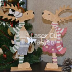 Christmas reindeer Laser Cut File