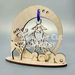 Christmas souvenir Laser Cut File