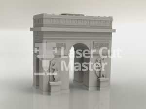 Arch of Triumph Laser Cut File