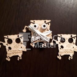Spongebob headphones Laser Cut File