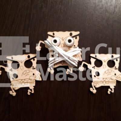 Spongebob headphones Laser Cut File