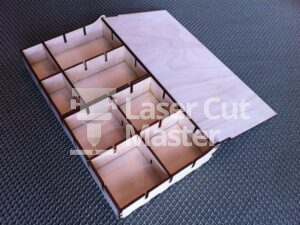 Box with dividers Laser Cut File