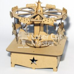 Carousel Laser Cut File