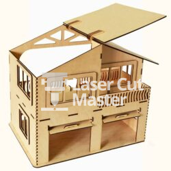 Garage house Laser Cut File