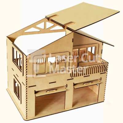 Garage house Laser Cut File