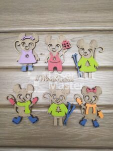 Mice Laser Cut File