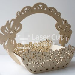 Flowers or fruits basket Laser Cut File