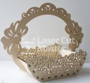 Flowers or fruits basket Laser Cut File