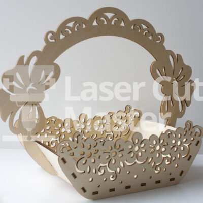 Flowers or fruits basket Laser Cut File