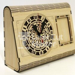 Box clock Laser Cut File