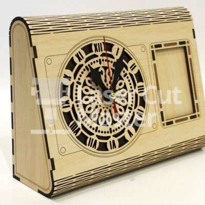 Box clock Laser Cut File