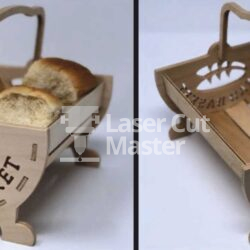 Bread basket Laser Cut File