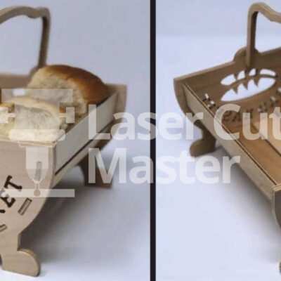 Bread basket Laser Cut File