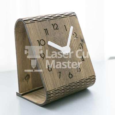 Table clock Laser Cut File