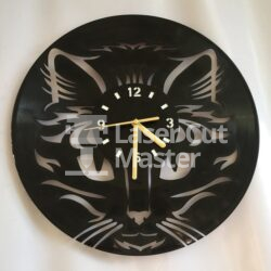 Cat face clock Laser Cut File