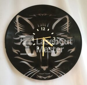 Cat face clock Laser Cut File