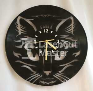 Cat face clock Laser Cut File