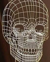 Skull engraving Laser Cut File
