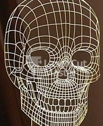 Skull engraving Laser Cut File 2