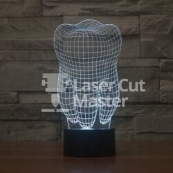 Tooth engraving Laser Cut File