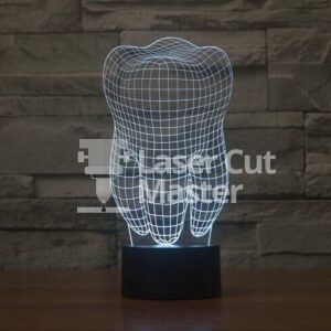 Tooth engraving Laser Cut File
