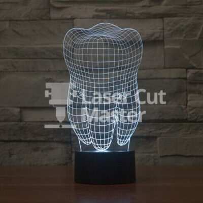 Tooth engraving Laser Cut File