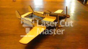 Mustang plane Laser Cut File