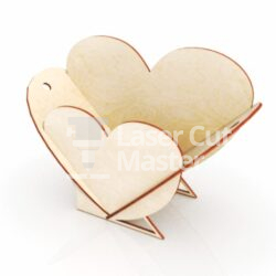 Heart box Laser Cut File