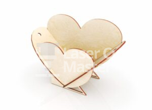 Heart box Laser Cut File