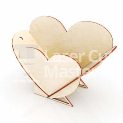 Heart box Laser Cut File